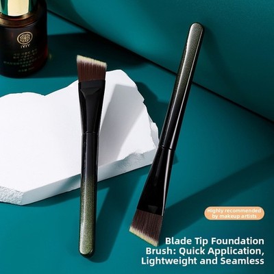 Precision Flat Foundation Pinsel für kontrollierte Streifen Make-up Anwendung