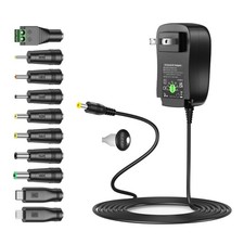 41W Universal AC Adapter with USB Port, 6V 9V 12V 15V 18V 20V 24V DC Power Su...