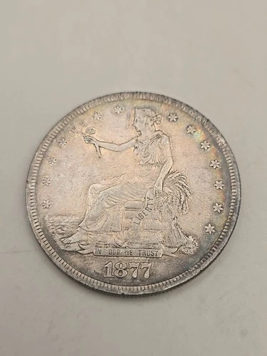 1877-S U.S. Silver Trade Dollar $1 - San Francisco Mint
