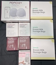 Momcozy M9 Hands Free Mobile Flow /950 Storage Bags/ Replacement Parts. Bundle 