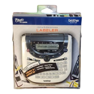 Brother PT-1290RS P-Touch Tout simplement élégant fabricant d'étiquettes avec mode déco