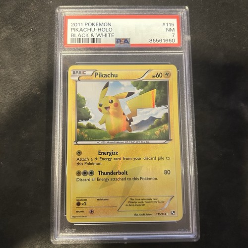 Pikachu graded PSA 7 for sale on eBay