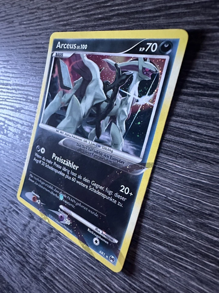 9x Pokémon Platin: Arceus Lv. 100 Holo Set (AR1 - AR9) 2010 - Deutsch  - Bild 2 von 4