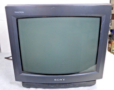 Vintage Sony Trinitron KV-13TR14 13" CRT Retro Gaming TV - Tested and Working