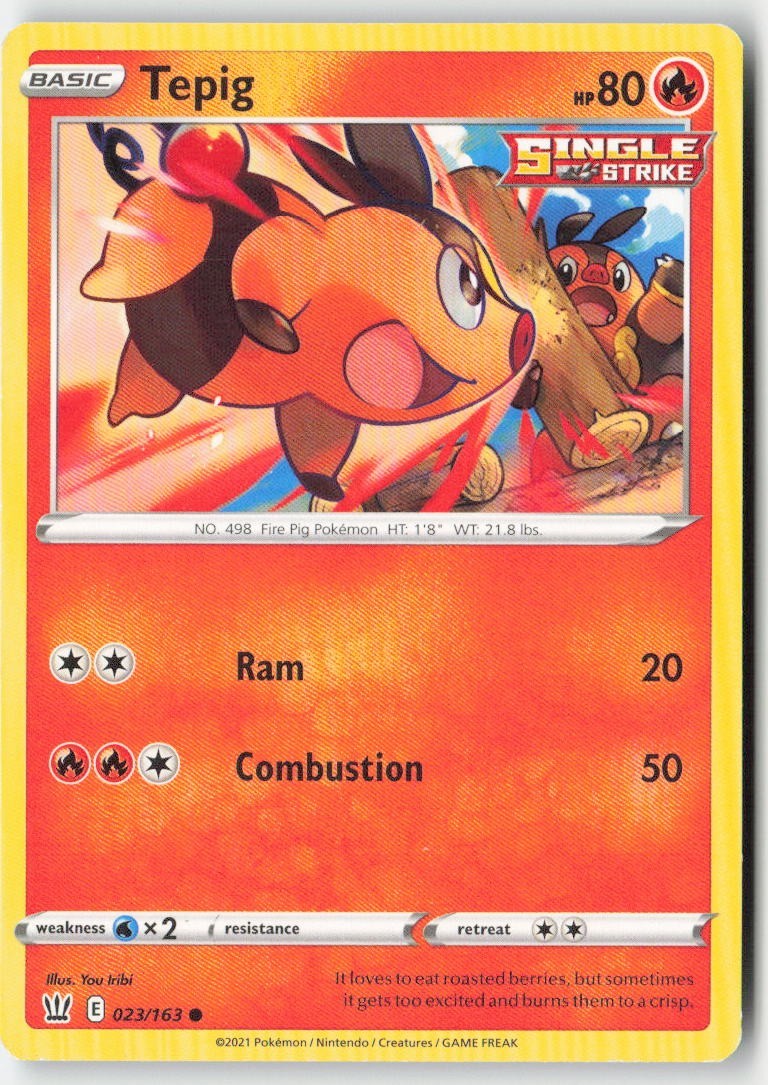 Tepig 23/163 Common MP Regular - Battle Styles