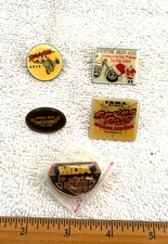 5  Motorcycle Lapel Pins Moose Riders Harley Davidson MDA Ride For Kids Toy Run