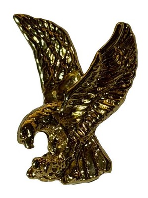 Pack of 50 Gold Colored Eagle Motorcycle Hat Cap Lapel Pin ML-461