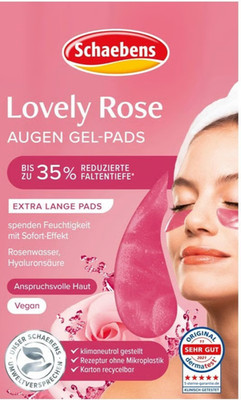 Schaebens Lovely Rose Augengel-Pads x2.  GRATIS P+P