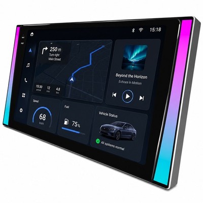 Double 2DIN 10.1'' Android15 Car Stereo Radio GPS Navi SWC 5G WIFI FM Head Unit