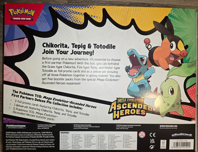 ポケモンカードゲーム Pokemon TCG First Partners Deluxe Pin Pokemon TCG Ascended Heroes First Partners Deluxe Pin Collection