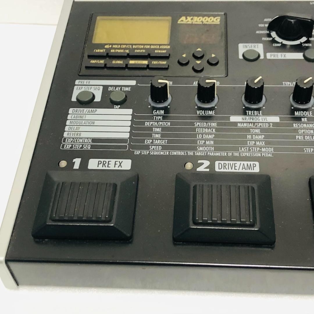 アアんさん　KORG AX3000G モデリング・マルチ・エフェクター KORG モデリング マルチエフェクター AX3000G 通電品 ジャンク品