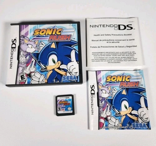 Nintendo DS - Sonic Rush - CIB w/ Inserts - *TESTED* - FAST SHIPPING!