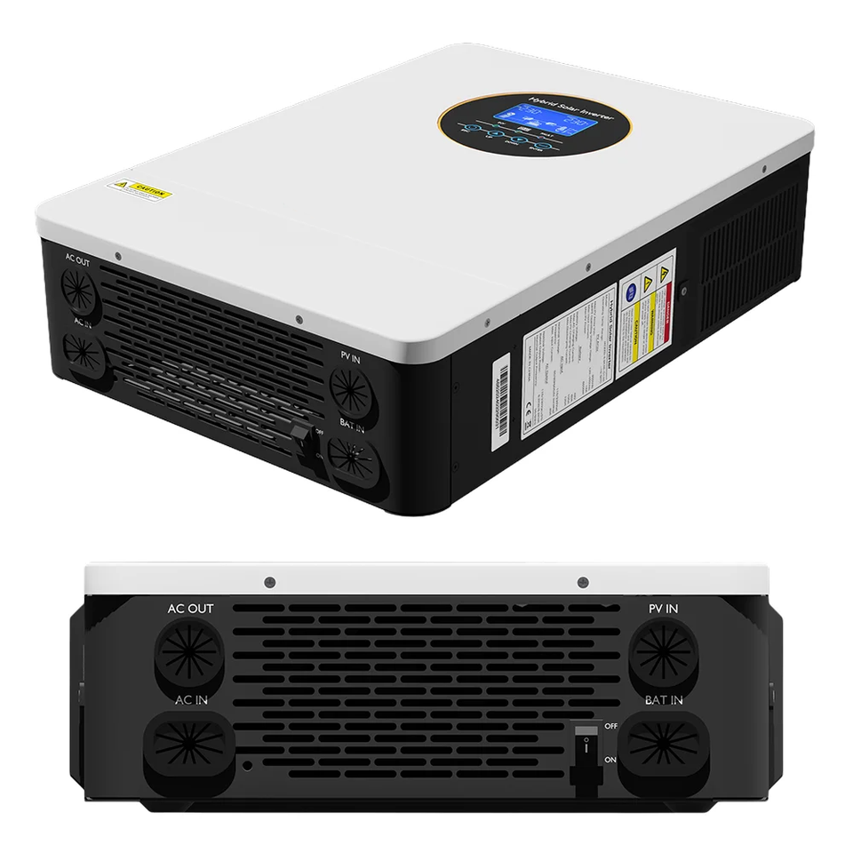 US STOCK 5KW 48V/3KW 24V Solar Hybrid Inverter 120Vac Off Grid Mppt ...
