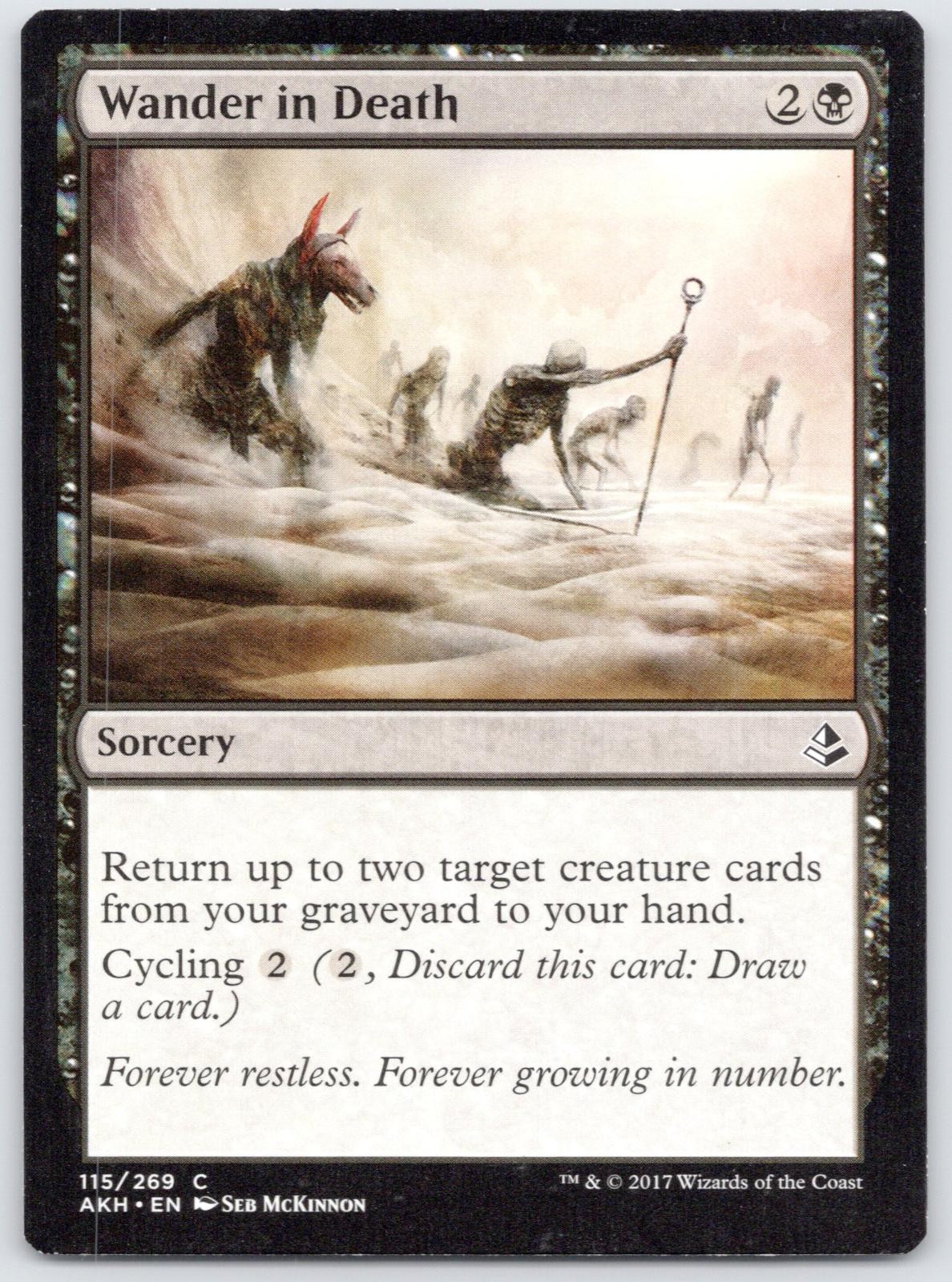 Wander in Death 115 Amonkhet Lightly Played