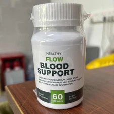 1-5 Pack Healthy Flow Blood Support, Cardiovascular Circulation - 60 Capsules US