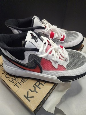 Kyrie 8 GO (GS) White/University Red-Black Size 7Y DQ8076-100