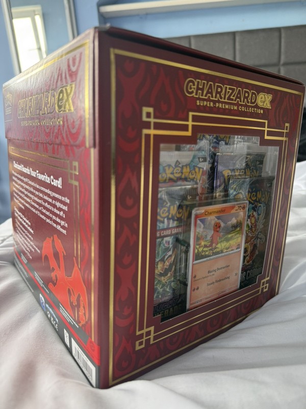 Pokemon TCG: Charizard ex Super-Premium Collection Trading Card Game Kids Age 6+