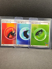 Pokemon TCG Basic Fire/Darkness/Grass Energy 009-011/078 GO Promo English 3
