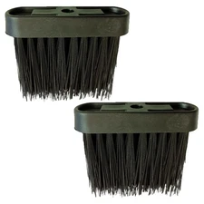 2Pcs Fireplace Brush Replacement Head Oblong Hearth Brush Fireplace Cleaning ...