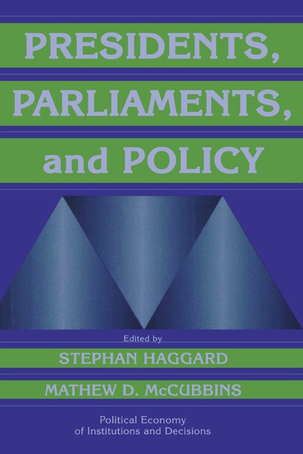 Presidents, Parliaments, and Policy, Haggard, Stephan New<- - Image 2