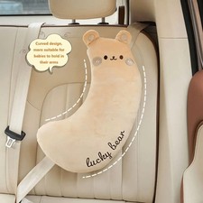 Soft Plush Car Shoulder Strap Pad 16.54 x 11.42 in Seat Belt Cushion for Child