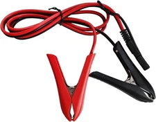 Crocodile Clip to SAE Connector 12V 14AWG 3.2FT Solar Car Charging Cable