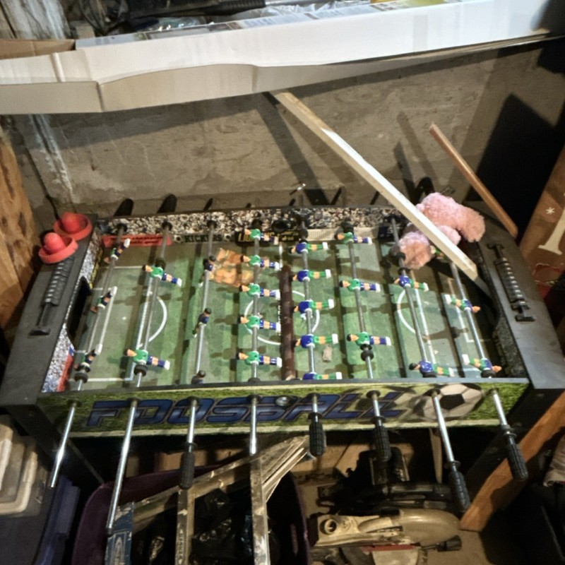 Foosball Table Indoor Soccer Game with Soccer Field Design