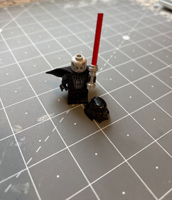 LEGO Star Wars 1999 Minifigure Darth Vader 7150 7200 10123 Free Shipping!