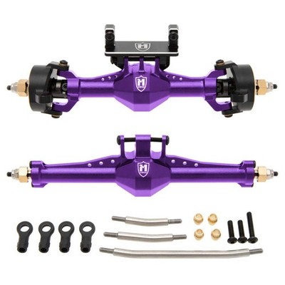 MEUS Racing TRX4M Metal Isokinetic Front Rear Axles with 3-Section CVDs for 1/18