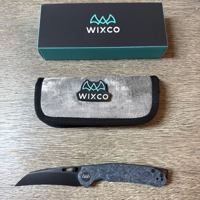 WIXCO Wortex 14C28N Black PVD Blade -Blue  Shredded Carbon Fiber, New in the box