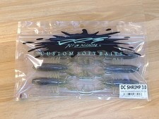 DRT DC Shrimp 3.0 Soft Plastic Lure Smoke Mustard #13 Unused