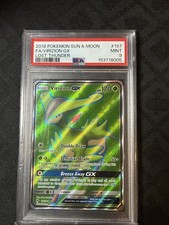 2018 POKEMON SUN & MOON LOST THUNDER 197 FULL ART/VIRIZION GX Psa 9 on eBay