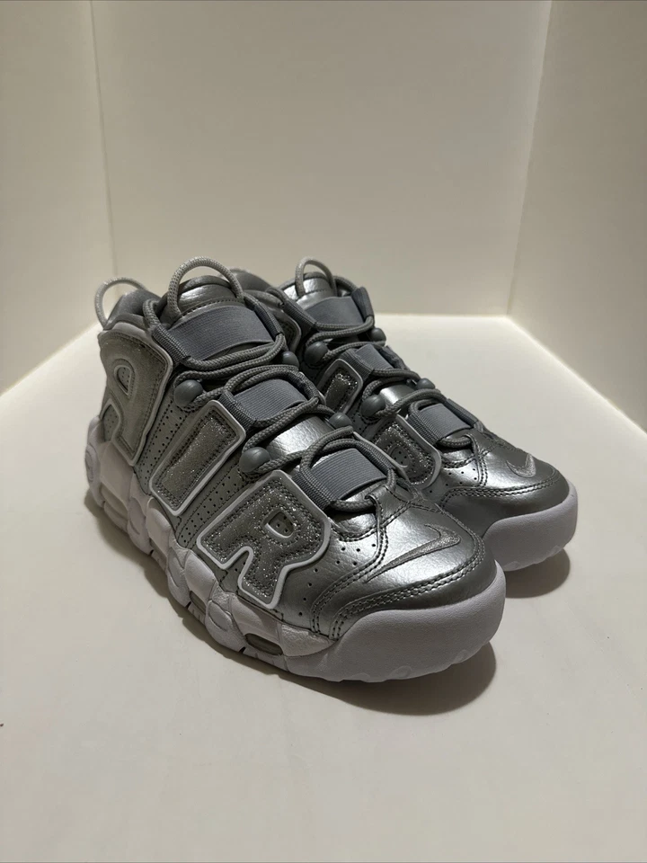 女式耐克Air More Uptempo“Loud and Clear”7码银色917593-003 — 第 2/4 张图片