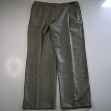 Austin Reed 38x32 Houndstooth Wool Pleated Cuffed Expander Waist Pants