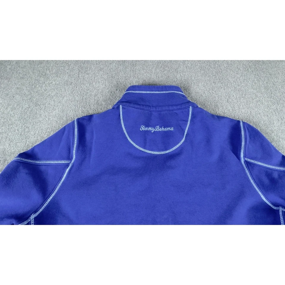 Jaqueta Tommy Bahama Disney Minnie Mouse Feminina XS Bordada Zíper Completo Azul - Imagem 3 de 4