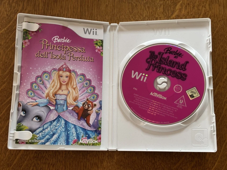 Barbie Principessa Dell'Isola Perduta per Nintendo Wii, in italiano, completo - Immagine 3 di 3