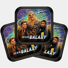 Star Wars Han Solo 7" Square Paper Party Plates, 8-Pack