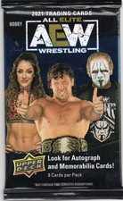 2021 Upper Deck AEW First Edition ** TWO 8 Card Sealed Hobby Packs **