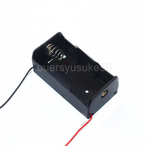2pcs D Type x 1 Battery Holder Case Box Black Plastic Storage Case DIY 1.5V - Picture 2 of 3