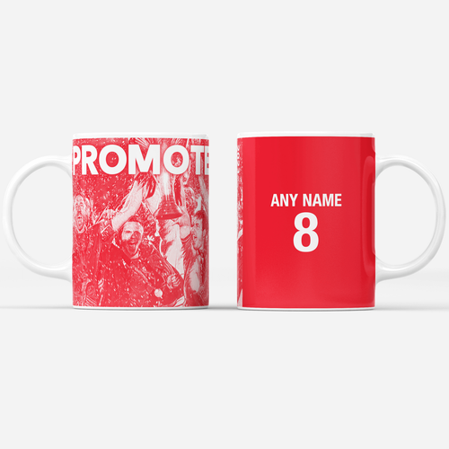 Tazza Caffè Personalizzata Wrexham 2023 Promossa Campioni Ispirata Calcio Regalo - Foto 2 di 10