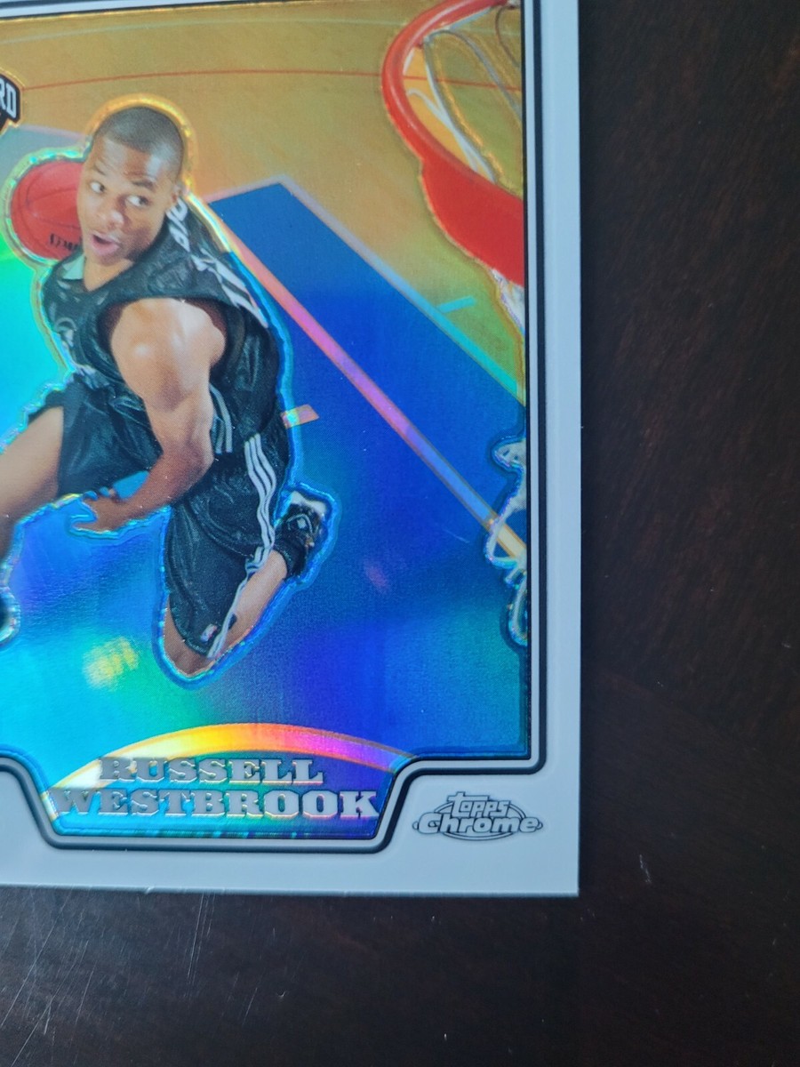 その他 Chrome Refractor RC Russell Westbrook 2008 TOPPS CHROME REFRACTOR #184 RUSSELL WESTBROOK ROOKIE RC