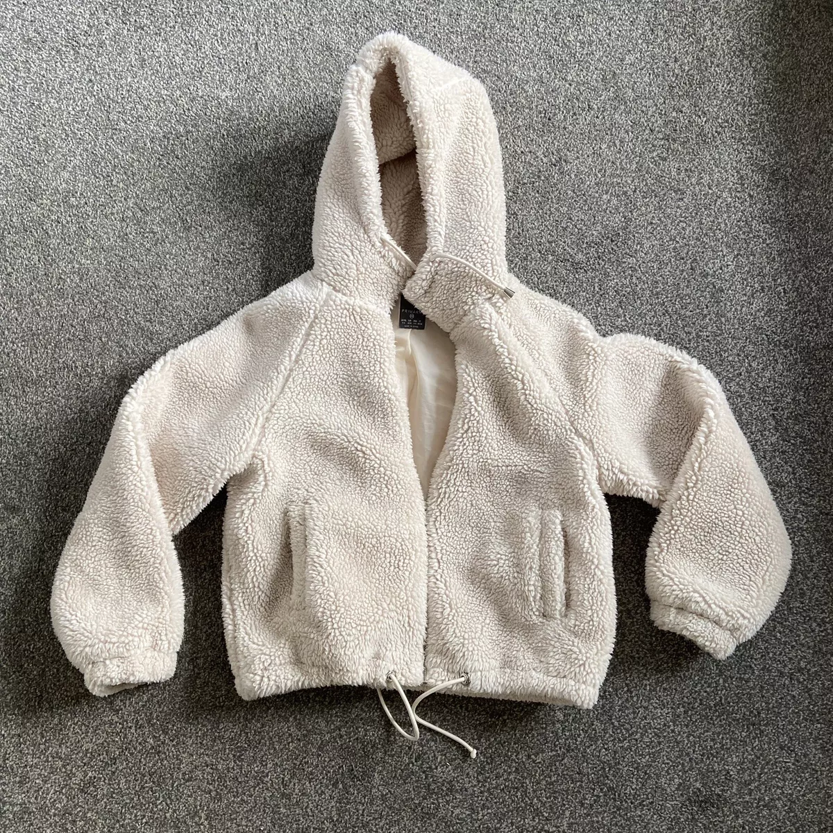 Primark Teddy Fleece Jacket Size 2XS 38