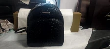 Brahmin Melbourne Collection Black Leather Chelcy Backpack Bag Purse New