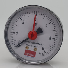 Manometro Pressione Acqua DOJA - 1/4", 0-6 Bar, Per Impianti Idraulici E Riscaldamento - Foto 6