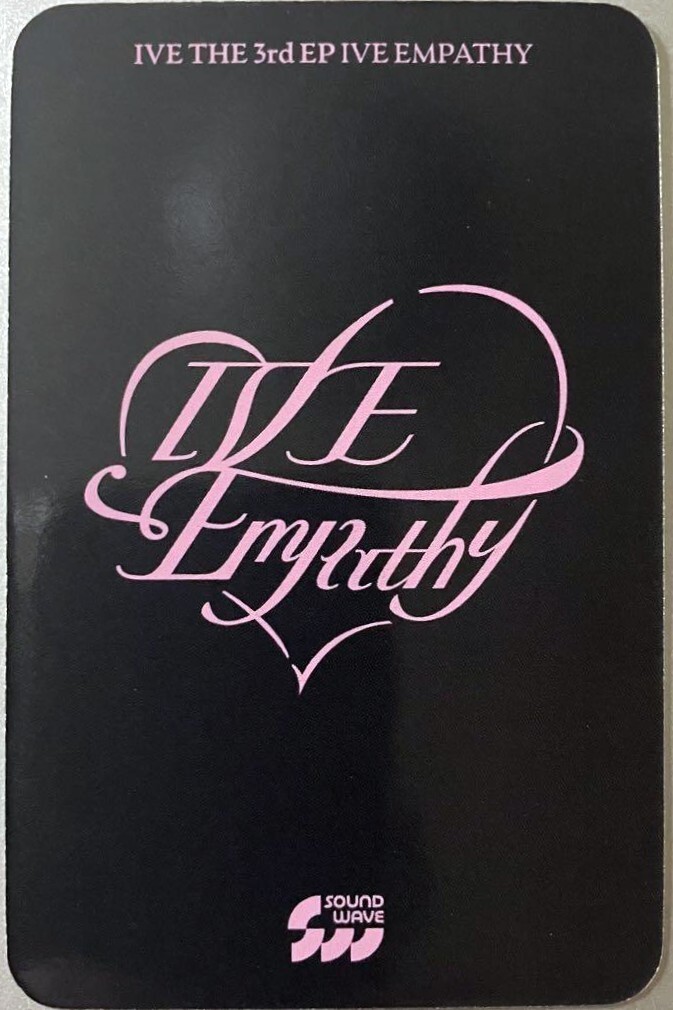 IVE EMPATHY Soundwave Fan Sign Event Official Photocard