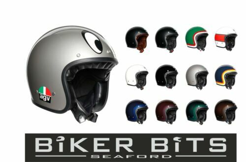 AGV Vintage Half Helmet Mods for Vespa Lambretta – Size L | eBay