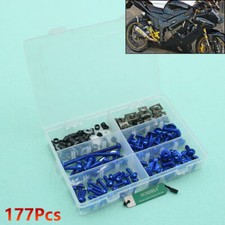 Blue Fairing Bolts Kit Fastener Clips Screws For Honda Suzuki Yamaha Ducati