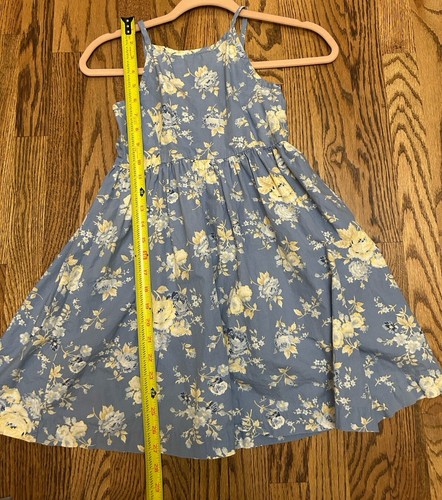 Gap Vintage Girls Beautiful Floral Dress M Rare 1999 - Picture 5 of 7