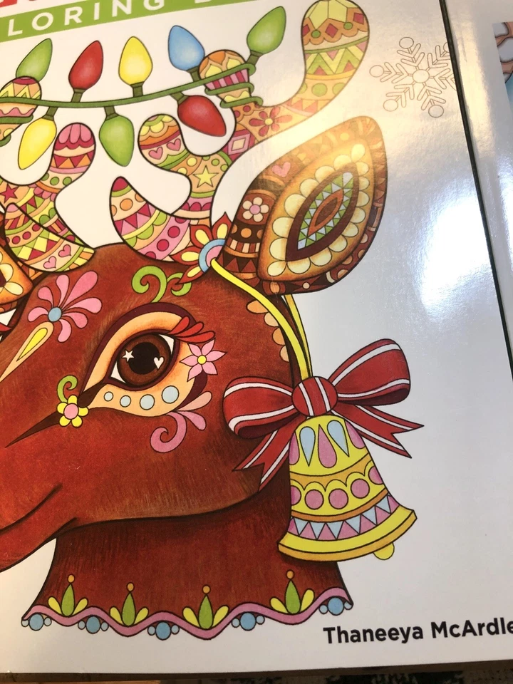 COLORING BOOKS Design Originals Thaneeya McArdle & Creative Creations Christmas  - Image 3 of 4