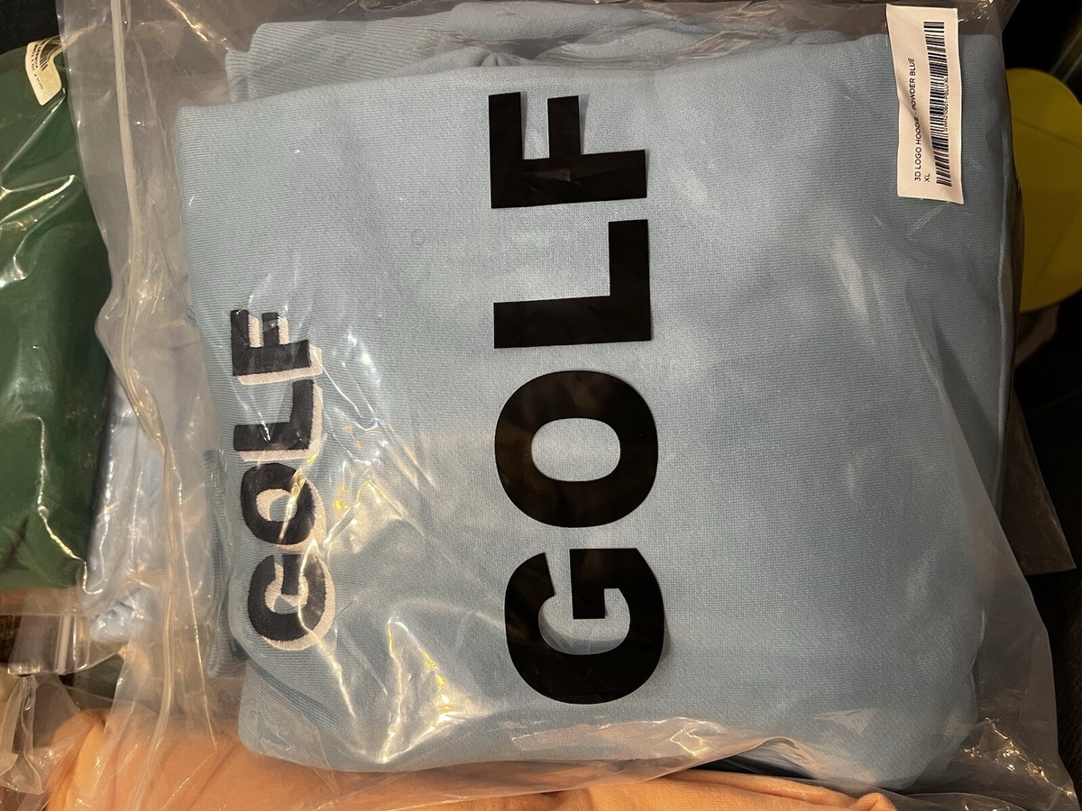 Golf Wang 3D Logo Hoodie Embroidered Hoodie Blue Men's XL | eBay